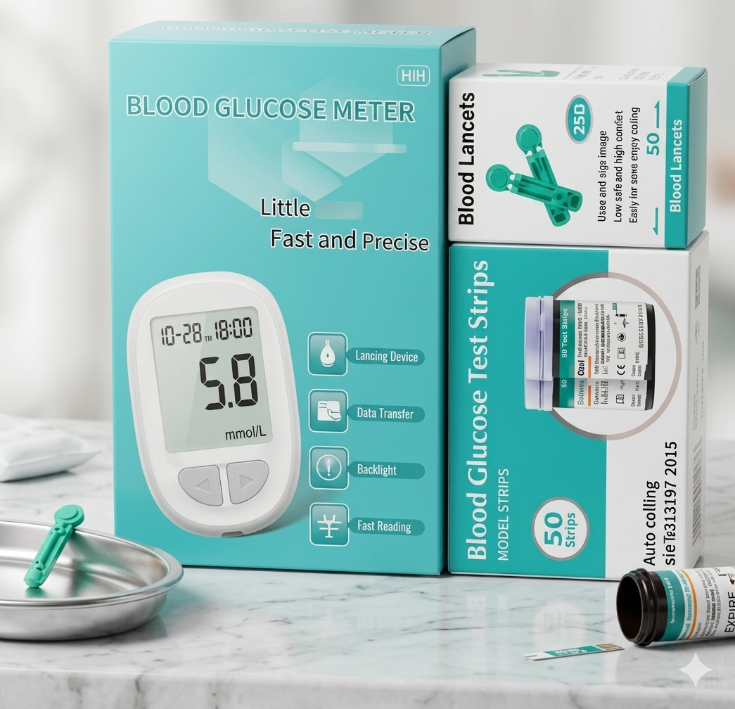 MEDIDOR DE GLUCOSA DIGITAL – MERCADIVA