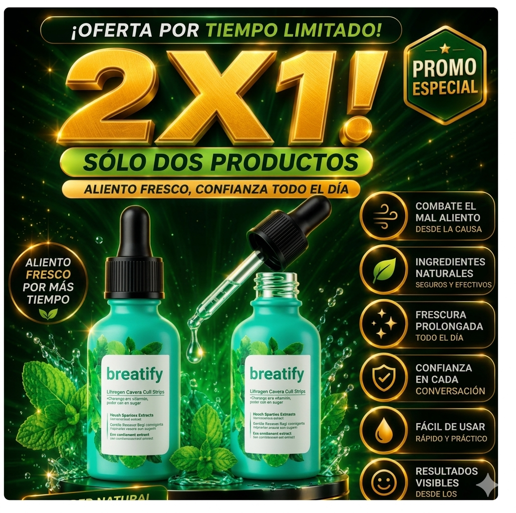 BREATIFY 2 X 1 - MAL ALIENTO ORIGINAL U.S.A