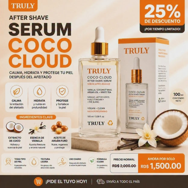 Truly After Shave - Serum Coco Cloud 100ml